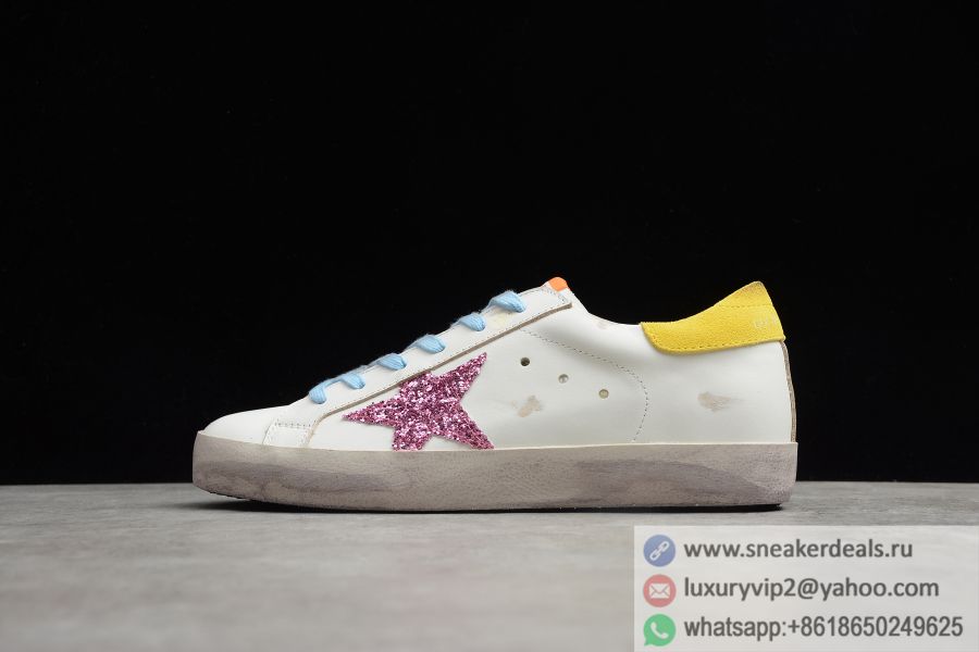 Golden Goose Superstar Pink+Yellow Sneaker G32WS592.H3 Women Shoes